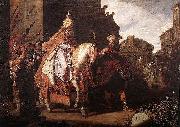 Pieter Lastman The Triumph of Mordechai Sweden oil painting artist